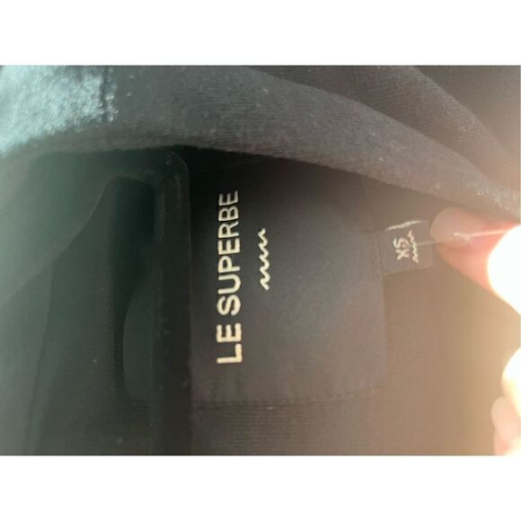 New Le Superbe Black Magic Dress with Gemstones and Ostrich Feathers - Picture 10 of 10